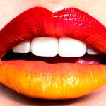 Labios bicolor: Fucsia + naranja